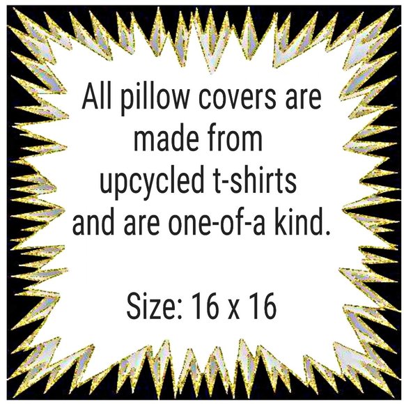 University of Notre Dame Fighting Irish Upcycled 16x16 T-shirt Pillow cover - Picture 6 of 11